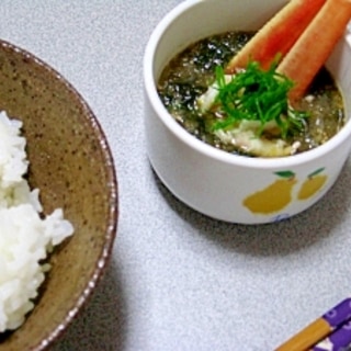 漁師飯★ごはんがすすむ蟹の味噌おろし煮